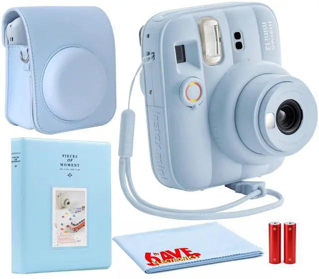 Main image of FUJIFILM INSTAX MINI 13 Instant Film Camera (Frost Blue) + Cleaning Cloth + More