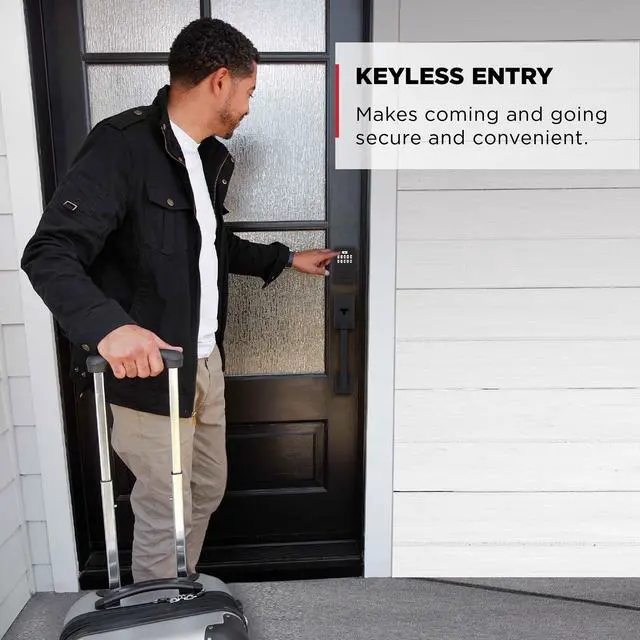 Alt view image 3 of 3 - Kwikset SmartCode 260 Keyless Entry Electronic Keypad Deadbolt Door Lock with Auto-Lock, Custom User Codes, Advanced Security in Matte Black Contemporary
