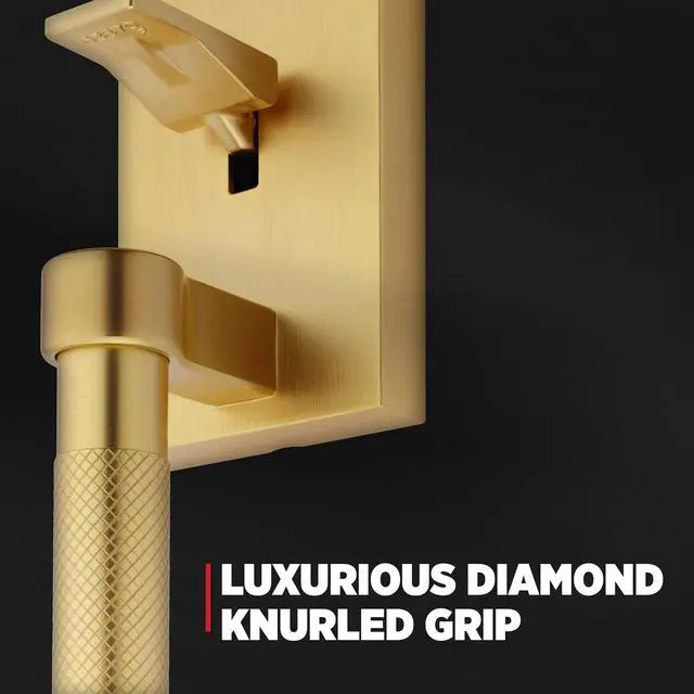 Alt view image 3 of 3 - Kwikset Prava Front Door Lock Handle and Deadbolt Set, Entry Handleset Exterior with Interior Reversible Lever, Satin Brass, Pick Resistant SmartKey Rekey Deadbolt Security, with Microban Protection