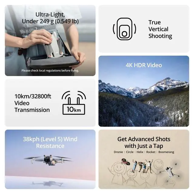 Alt view image 10 of 11 - DJI Mini 3 (DJI RC)