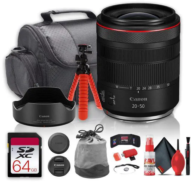 Main image of Canon RF 20-50mm f/4 L IS USM PZ Lens + 64GB Card Bundle