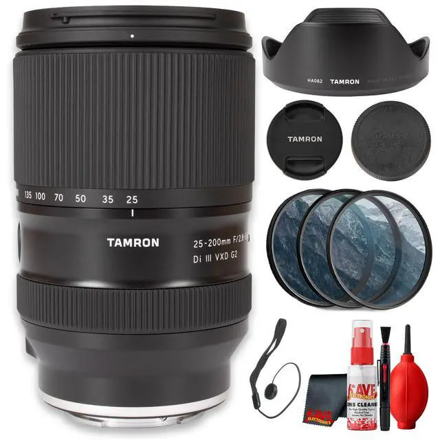 Main image of Tamron 25-200mm f/2.8-5.6 Di III VXD G2 Lens Bundle