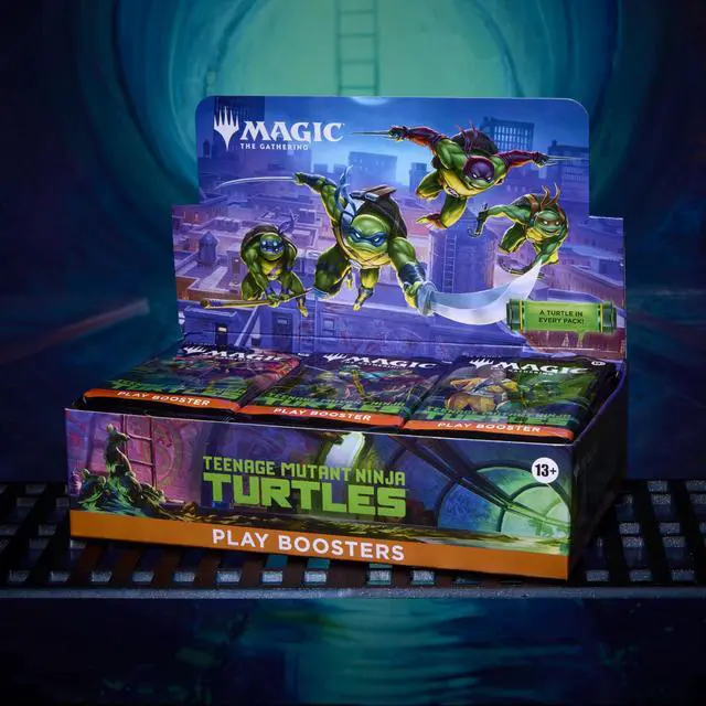 Alt view image 3 of 4 - Magic: The Gathering | Teenage Mutant Ninja Turtles - Play Booster Box | 30 Packs | Collectible Trading Card Game