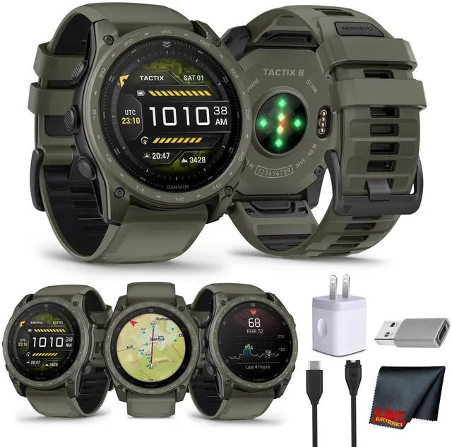 Main image of Garmin Tactix 8 Cerakote - AMOLED - Olive Drab