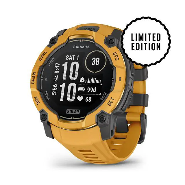 Alt view image 2 of 4 - Garmin Instinct 3 Solar 50mm GPS Smartwatch Unlimited Battery