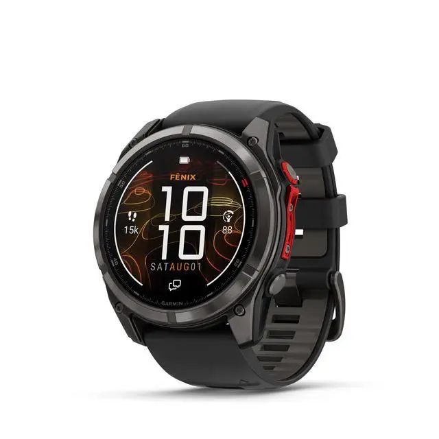 Alt view image 2 of 4 - Garmin Fenix 8 Pro 51mm MicroLED GPS Smartwatch Titanium LTE Satellite