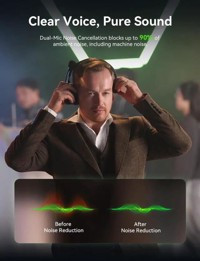 Alt view image 4 of 4 - Hollyland Solidcom SE PRO 4-User Wireless Intercom Headset Bundle