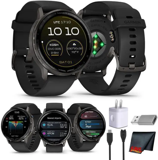 Main image of Garmin D2 Air X15 Aviator Smartwatch - Slate with Black