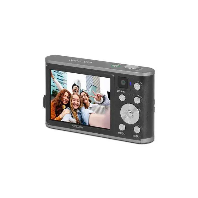 Alt view image 9 of 9 - Minolta MND23 48MP Auto Focus 4K Ultra HD Selfie Camera - Black
