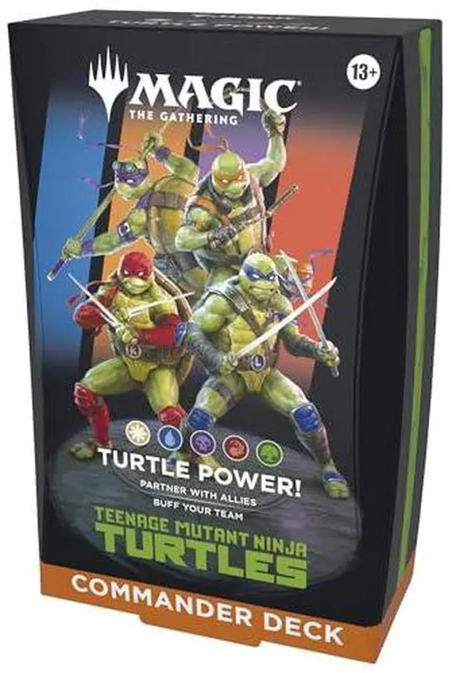 Main image of Magic: The Gathering | Teenage Mutant Ninja Turtles - Commander Deck - Turtle Power! | Collectible Trading Card Game