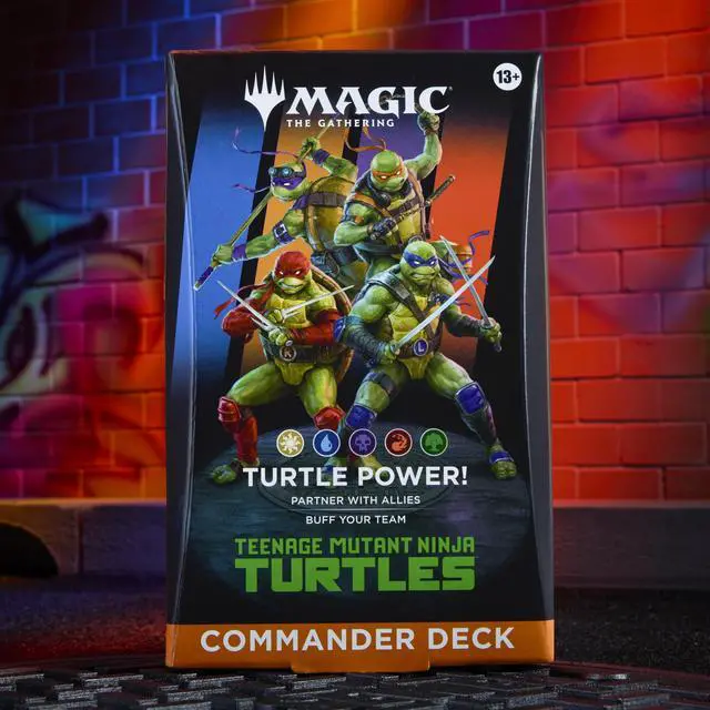Alt view image 3 of 4 - Magic: The Gathering | Teenage Mutant Ninja Turtles - Commander Deck - Turtle Power! | Collectible Trading Card Game
