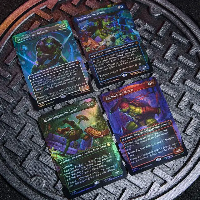 Alt view image 4 of 4 - Magic: The Gathering | Teenage Mutant Ninja Turtles - Commander Deck - Turtle Power! | Collectible Trading Card Game