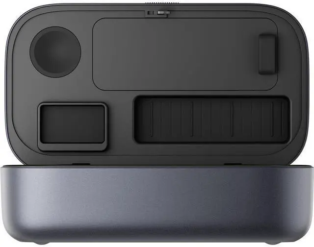 Alt view image 3 of 4 - Hollyland MELO P1 Charging Case (Space Gray) for MELO-P1 Combo & Ultimate Systems, Simultaneous Charging + More