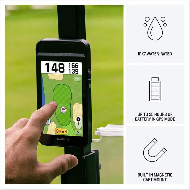 Alt view image 3 of 3 - Garmin Approach® G82, Portable Golf Launch Monitor, Premium GPS Handheld, Large Color Touchscreen