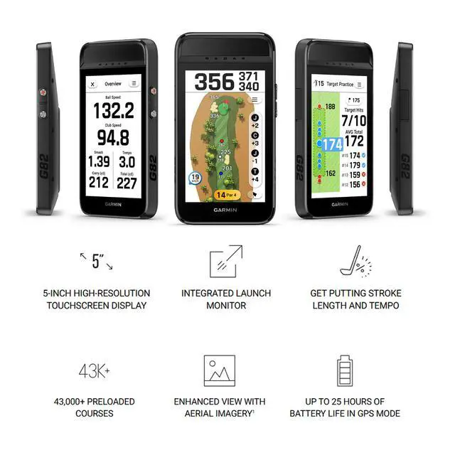 Alt view image 4 of 4 - Garmin Approach G82 Launch Monitor and Premium GPS Golf Handheld