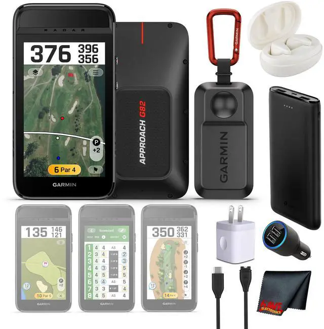 Main image of Garmin Approach G82 Launch Monitor and Premium GPS Golf Handheld Bundle
