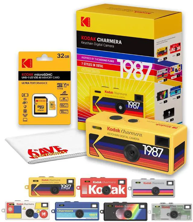 Main image of Kodak Charmera Keychain Digital Camera, Pocket Retro Camera for Travel + More