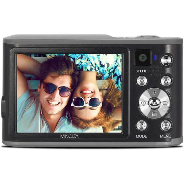 Alt view image 3 of 4 - Minolta MND23 Digital Camera (Black), 48MP Point & Shoot Camera, 2.7K Video Recording, 16x Digital Zoom + More