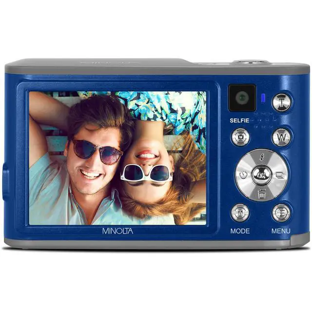 Alt view image 3 of 4 - Minolta MND23 Digital Camera (Blue), 48MP Point & Shoot Camera, 2.7K Video Recording, 16x Digital Zoom + More