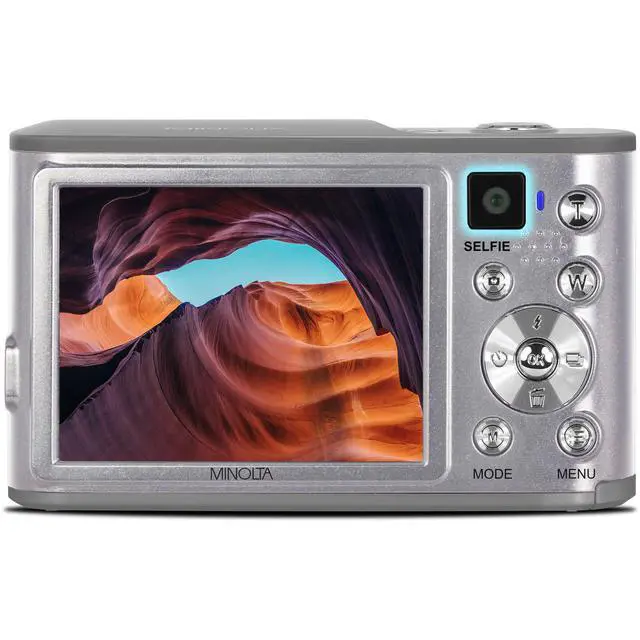Alt view image 3 of 4 - Minolta MND23 Digital Camera (Silver), 48MP Point & Shoot Camera, 2.7K Video Recording, 16x Digital Zoom + More