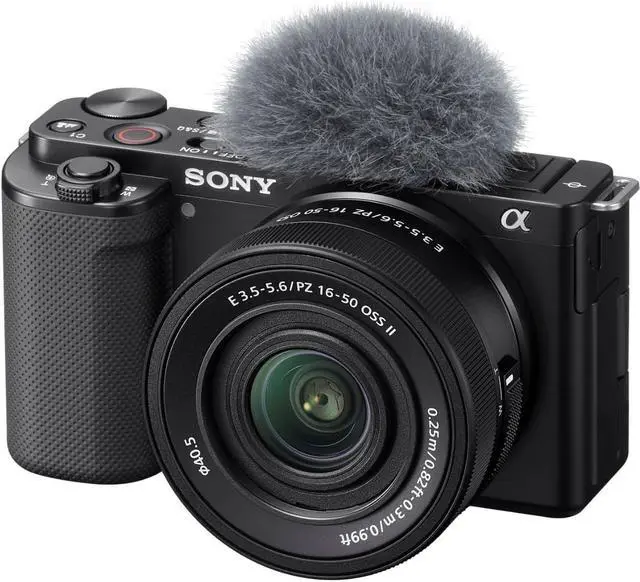 Alt view image 18 of 20 - Sony Alpha ZV-E10 Mirrorless Vlog Camera with 16-50mm f/3.5-5.6 II Lens (Black)