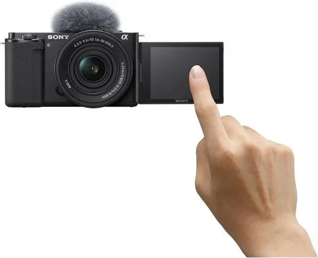 Alt view image 20 of 20 - Sony Alpha ZV-E10 Mirrorless Vlog Camera with 16-50mm f/3.5-5.6 II Lens (Black)