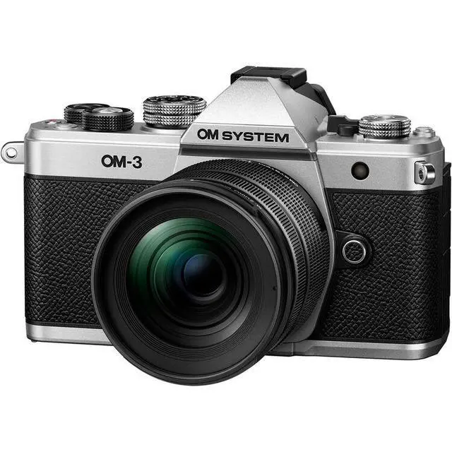 Alt view image 3 of 4 - OM SYSTEM OM-3 Mirrorless Camera with 12-45mm f/4 PRO Lens Bundle + 64GB Card + Bag