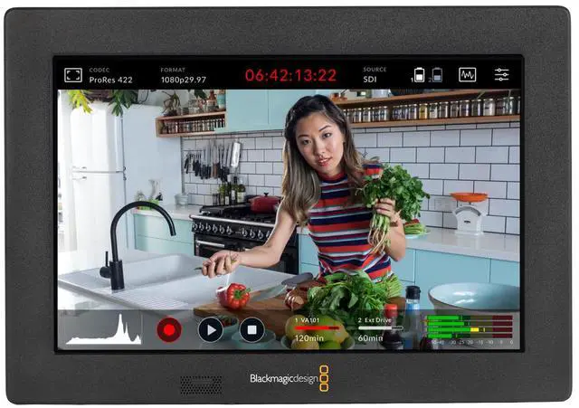 Alt view image 4 of 7 - Blackmagic Design Video Assist 3G 7" Recorder Monitor