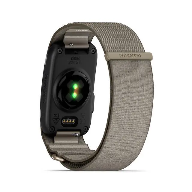 Alt view image 3 of 4 - Garmin CIRQA Smart Band Activity & Fitness Tracker French Gray (S-M) Kit