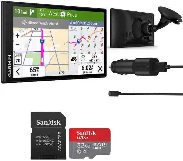Main image of Garmin Dezl OTR620, Large, Easy-to-Read 6 GPS Truck Navigator Bundle