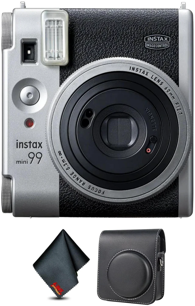 Main image of Fujifilm INSTAX MINI 99 Instant Film Camera + Case (Silver) Bundle