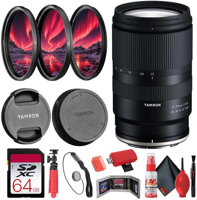 Main image of Tamron 17-70mm f/2.8 Di III-A VC RXD Lens for Nikon Z Mount Value Bundle