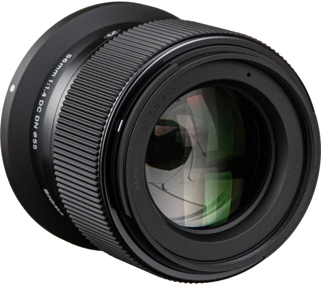 Alt view image 2 of 3 - Sigma 56mm f/1.4 DC DN Contemporary Lens for Nikon Z Mirrorless + 64GB Card