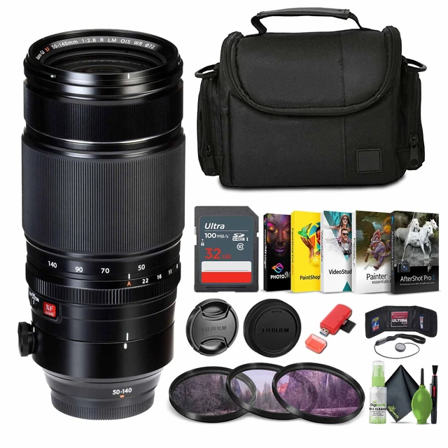 Main image of FUJIFILM XF 50-140mm f/2.8 R LM OIS WR Lens, 32GB Memory Card, Bundle