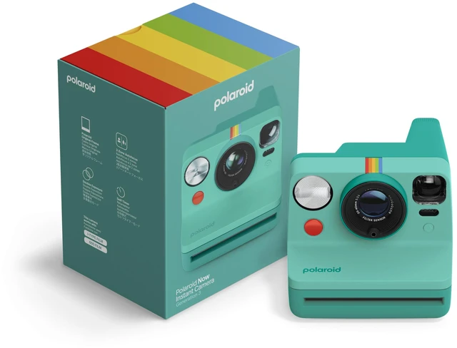Main image of Polaroid Now 3rd Generation I-Type Instant Film Camera - Teal - Camera Only No Film (9198)