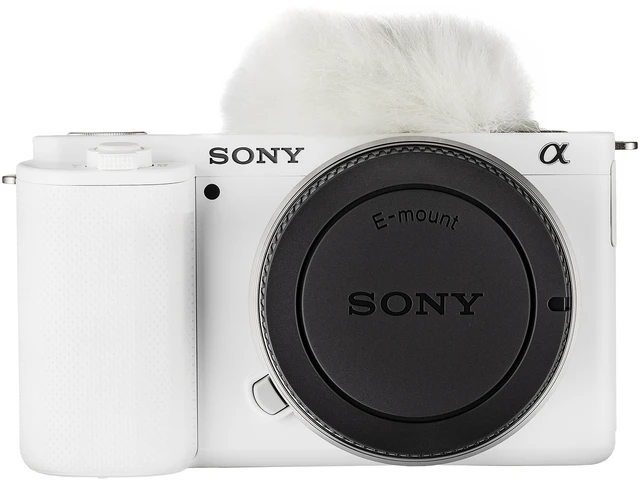 Alt view image 2 of 4 - Sony ZV-E10 Mirrorless Camera (White)+ 64GB Memory Card + Photo Software + More Bundle