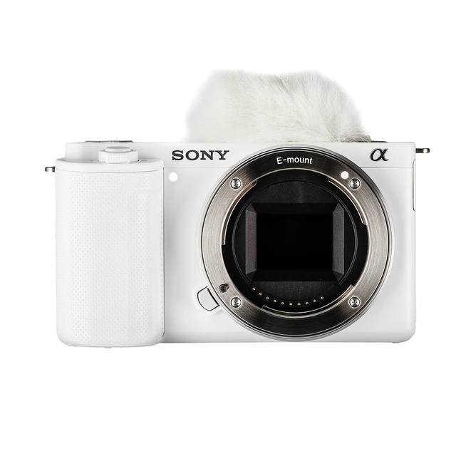 Alt view image 4 of 4 - Sony ZV-E10 Mirrorless Camera (White)+ 64GB Memory Card + Photo Software + More Bundle