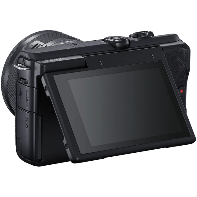 Alt view image 5 of 6 - Canon EOS M200 Mirrorless Camera with 15-45mm and 55-200mm Lenses (Black) + 64GB + More