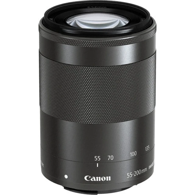 Alt view image 6 of 6 - Canon EOS M200 Mirrorless Camera with 15-45mm and 55-200mm Lenses (Black) + 64GB + More