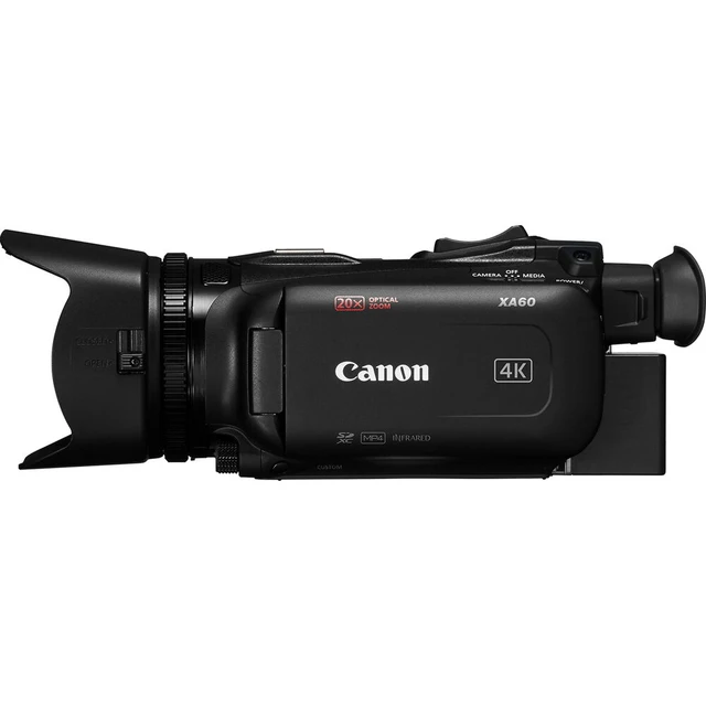 Alt view image 5 of 6 - Canon XA60 Professional UHD 4K Camcorder + 64GB Memory Card + BP828 Battery Basic Bundle (International Version)
