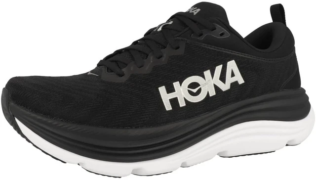 Alt view image 7 of 8 - Hoka Mens Gaviota 5 Running Shoes - Black/White