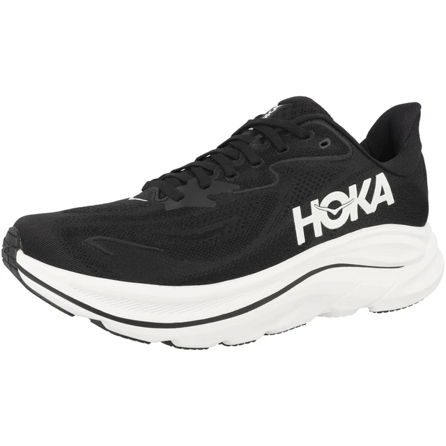 Alt view image 4 of 8 - Hoka Men's Clifton 10 Sneaker, Black/White, 10.5