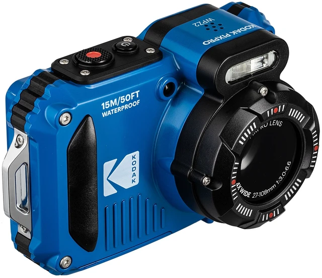 Alt view image 7 of 7 - Kodak PIXPRO WPZ2 Digital Camera Blue| Waterproof, Shockproof & Dustproof Camera
