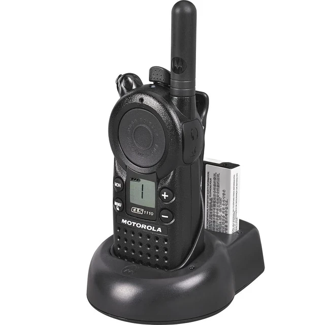 Alt view image 5 of 7 - 2 x Motorola CLS1110 UHF 1W 1-Channel 2-Way Radio - 2 Pack With Mic Bundle
