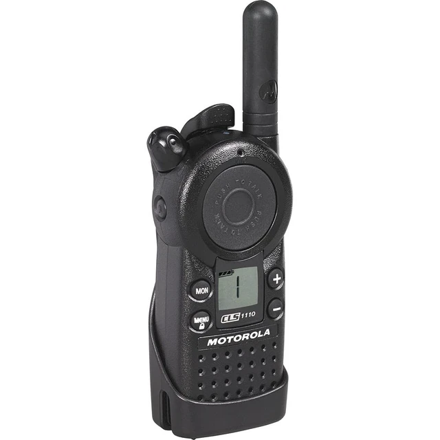 Alt view image 6 of 7 - 2 x Motorola CLS1110 UHF 1W 1-Channel 2-Way Radio - 2 Pack With Mic Bundle