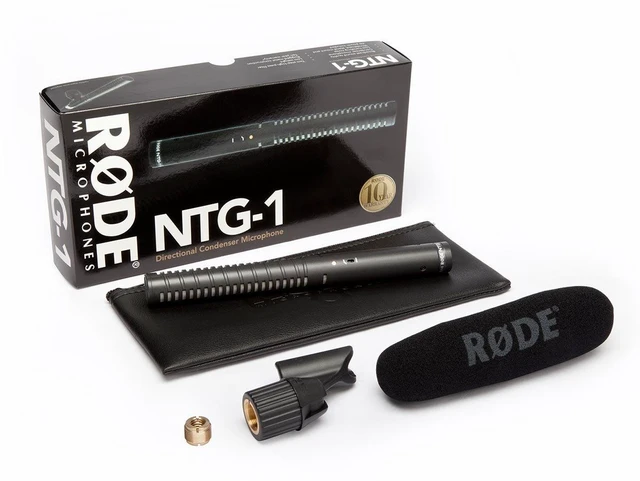 Alt view image 5 of 5 - Rode NTG1 Lightweight Supercardioid Condenser Shotgun Microphone