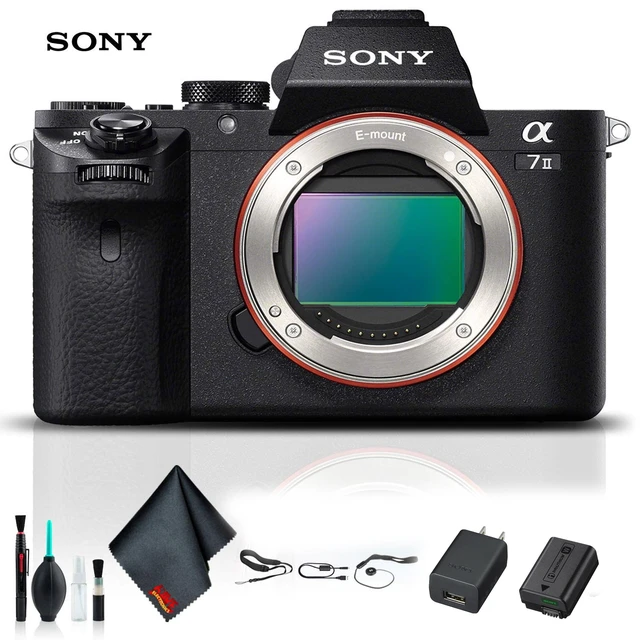 Alt view image 6 of 6 - Sony Alpha a7 II Mirrorless Camera ILCE7M2/B Starter Kit