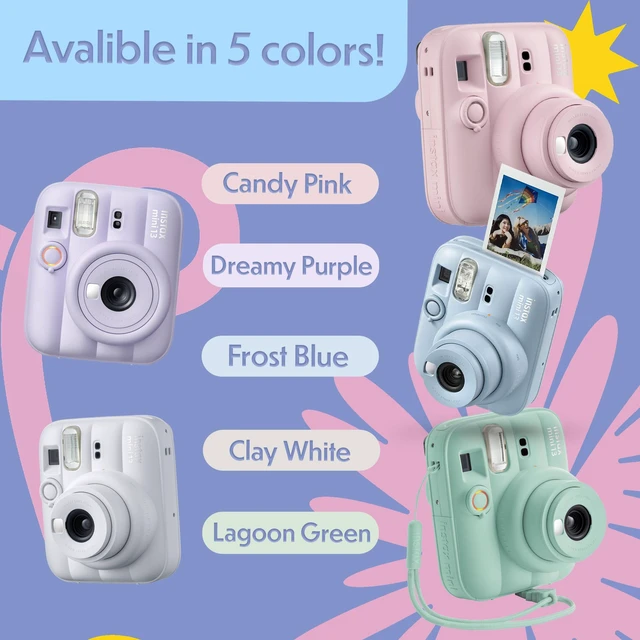 Alt view image 5 of 7 - FUJIFILM INSTAX MINI 13 Instant Film Camera (Dreamy Purple) + INSTAX MINI Film + More