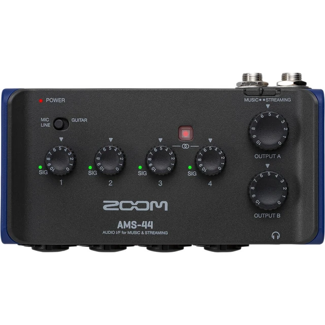 Alt view image 5 of 7 - Zoom AMS-44 USB Audio Interface, 10 Ft XLR Cable