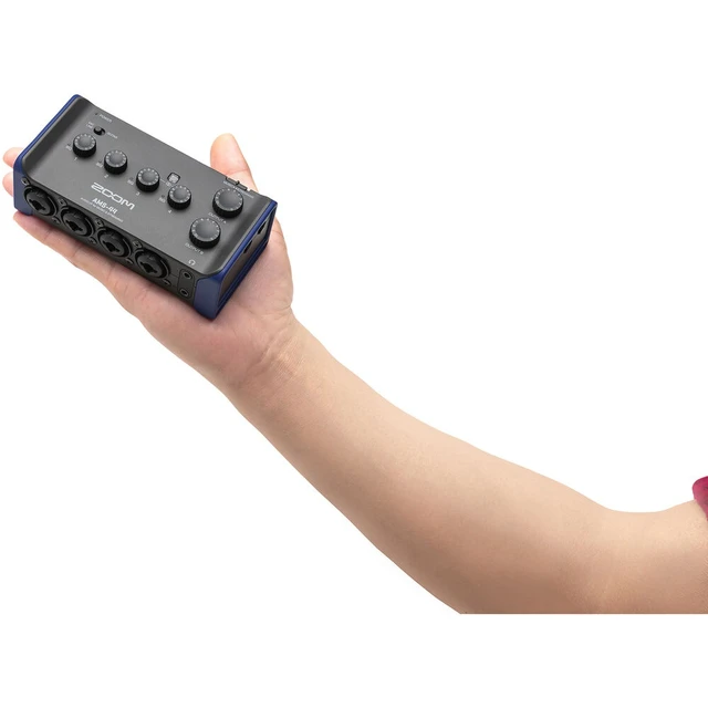 Alt view image 6 of 7 - Zoom AMS-44 USB Audio Interface, 10 Ft XLR Cable